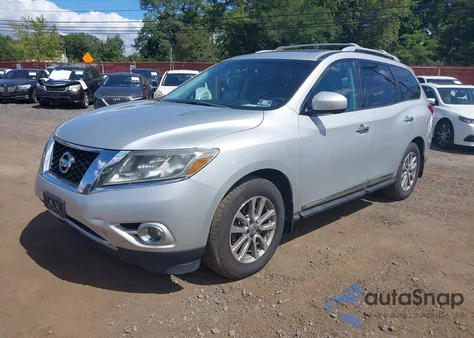 2015 Nissan Pathfinder Sl из США, поврежденный, VIN 5N1AR2MM3FC708359